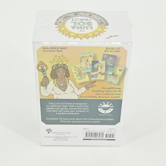 NEW THE LUNA SOL TAROT 78 Cards for Divination with Guidebook Shill & Medaglia - Picture 6 of 7